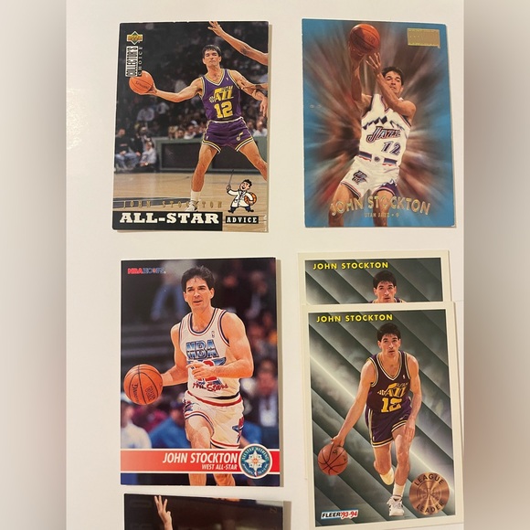 Set of 19 John Stockton Basketball cards Jazz - Picture 7 of 15